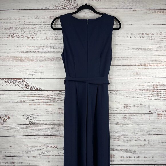Calvin Klein Jumpsuit Womens Navy Blue Sleeveless - Picture 2 of 8